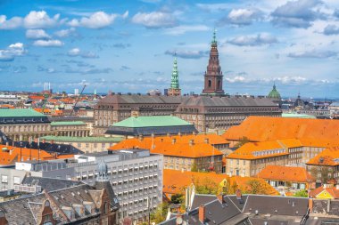 Kopenhag şehir merkezi ufuk çizgisi, Danimarka şehir manzarası