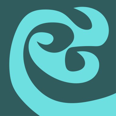 Mavi Deniz renk paleti ile soyut geometrik arkaplan