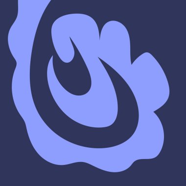 Mavi Deniz renk paleti ile soyut geometrik arkaplan