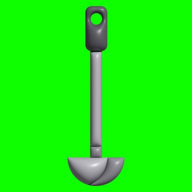 3 Boyutlu Mutfak Yeşil Ekran Arkaplanı olan Elementleri Ayarla