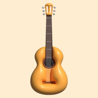 Işık Arkaplan ile 3B Müzik Aracı Varlıkları