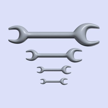 Işık Arkaplan ile 3B İnşaat Aracı Varlığı