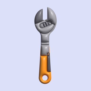 Işık Arkaplan ile 3B İnşaat Aracı Varlığı