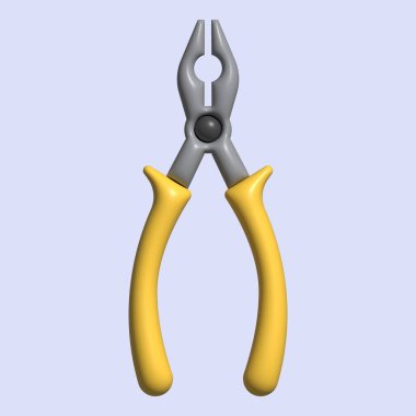 Işık Arkaplan ile 3B İnşaat Aracı Varlığı