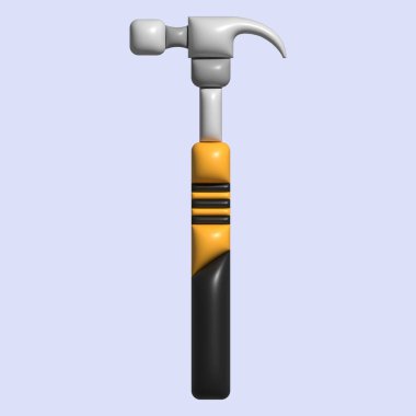 Işık Arkaplan ile 3B İnşaat Aracı Varlığı