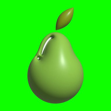 Yeşil ekran arkaplanlı Peynir Günü 3D