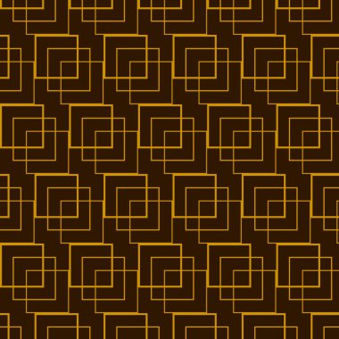 Çapraz Kahverengi Desen Soyut Tasarımı