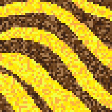 Piksel Desenli Renkli Arkaplan Varlığı