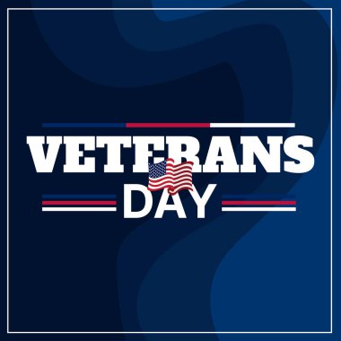 Vektör Veteranlar Günü Arkaplan Tasarımı