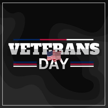 Vektör Veteranlar Günü Arkaplan Tasarımı