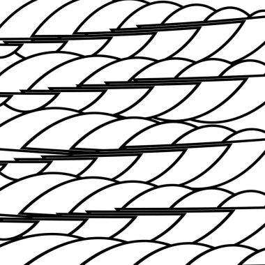 Vektör monokrom çizgileri pürüzsüz arkaplan