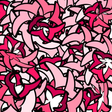 düz tasarımda soyut Pembe Gradyan arkaplan