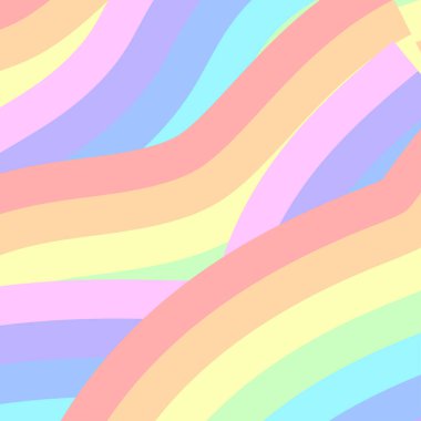 Vector Rainbow Love Pride Soyut Arkaplan