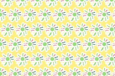 Vektör Merhaba Bahar Kusursuz Desenli Arkaplan