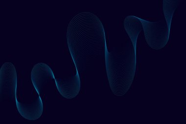 Soyut Gelecek Modern Dalga Arkaplan Tasarımı