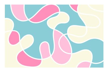 Pembe Mozaik Soyut Arkaplan Grafik Kaynağının Vektör Pasteli