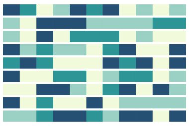 Grafik Kaynak Tasarımı için Teal Renkleri ile Soyut Vektör Arkaplanı