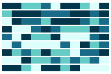Grafik Kaynak Tasarımı için Teal Renkleri ile Soyut Vektör Arkaplanı