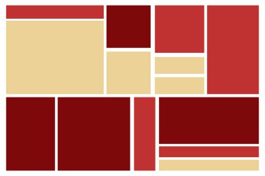 Grafik Kaynak Tasarımı için Kırmızı Renklerle Soyut Vektör Arkaplanı