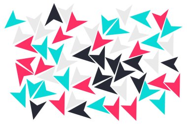 Grafik Kaynağınız için Renkli Soyut Geometrik Arkaplan