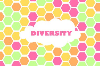 Grafik Kaynağınız için Soyut Arkaplanlı Çeşitlilik Günü