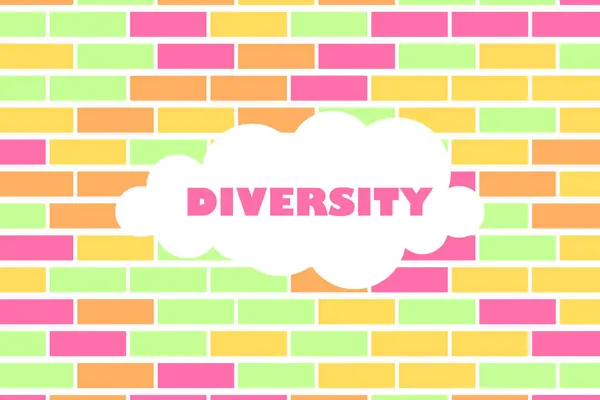 Diversity Day Abstract Background Your Graphic Resource — ストックベクタ