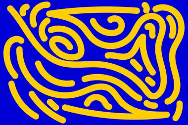 Vektör el karalama elemanları desen soyut arkaplan