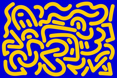 Vektör el karalama elemanları desen soyut arkaplan