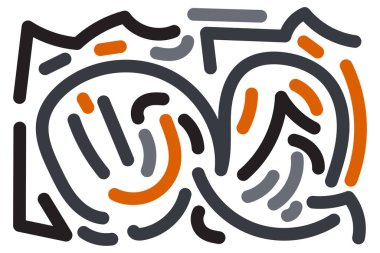 Grafik kaynağınız için soyut arkaplan manzarası