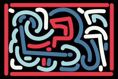 Grafik kaynağınız için soyut arkaplan manzarası