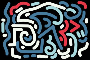 Grafik kaynağınız için soyut arkaplan manzarası