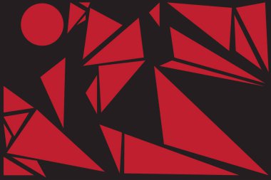 Grafik kaynağınız için Kara Cuma Soyut Arkaplan Manzarası Şekli