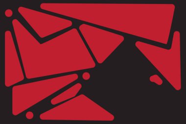 Grafik kaynağınız için Kara Cuma Soyut Arkaplan Manzarası Şekli