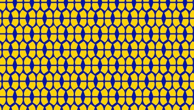 Grafik kaynağınız için Mavi Soyut Arkaplan Görünümü ile Sarı Şekil