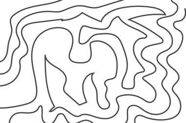 Çizgi Sanatı Siyah Arkaplan Tasarımı