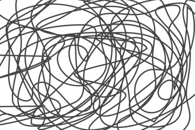 Çizgi Sanatı Siyah Arkaplan Tasarımı