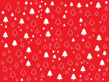 Düz Noel Elementi Kusursuz Desenli Duvar Kağıdı Arkaplanı