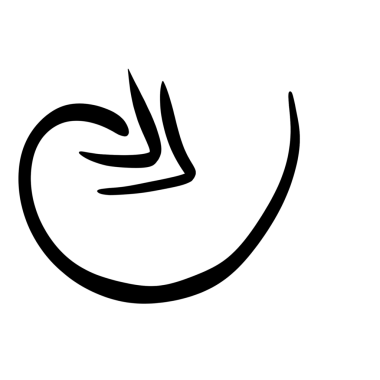 Ok çizgisi çizimi el çizimi tarzıyla