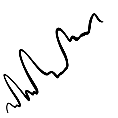 El çizimi çizgi karalama eğrisi sarmal çizgi