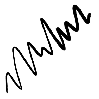 El çizimi çizgi karalama eğrisi sarmal çizgi