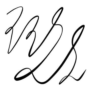 El çizimi çizgi karalama eğrisi sarmal çizgi