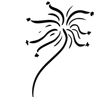 El çizimi havai fişek şekli