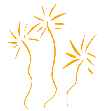 El çizimi karalama havai fişek şekli elementi