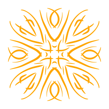 el çizimi dairesel desen geleneksel motif ve antik doğu süslemeleri