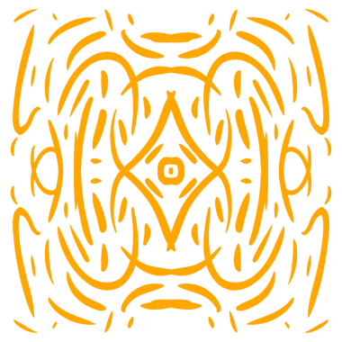 el çizimi dairesel desen geleneksel motif ve antik doğu süslemeleri