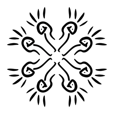 el çizimi dairesel desen geleneksel motif ve antik doğu süslemeleri