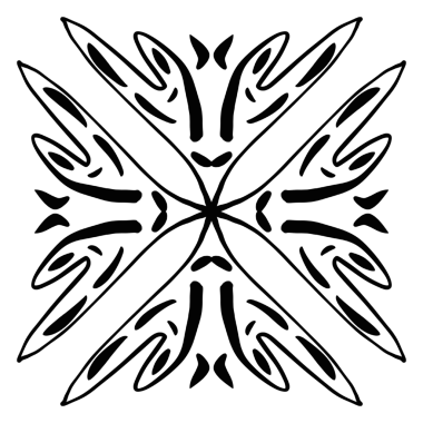 el çizimi dairesel desen geleneksel motif ve antik doğu süslemeleri