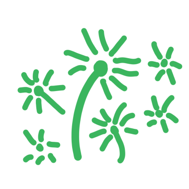 Mal varlığınız için sevimli dekorasyon elemanı eliniz çizilmiş