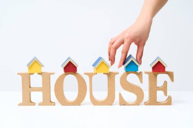 Tahta alfabe blokları 