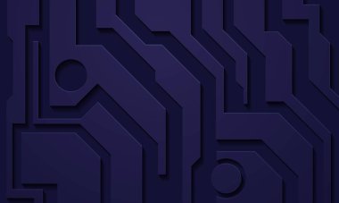 Kağıt katmanlı 3d tarzı koyu arkaplan